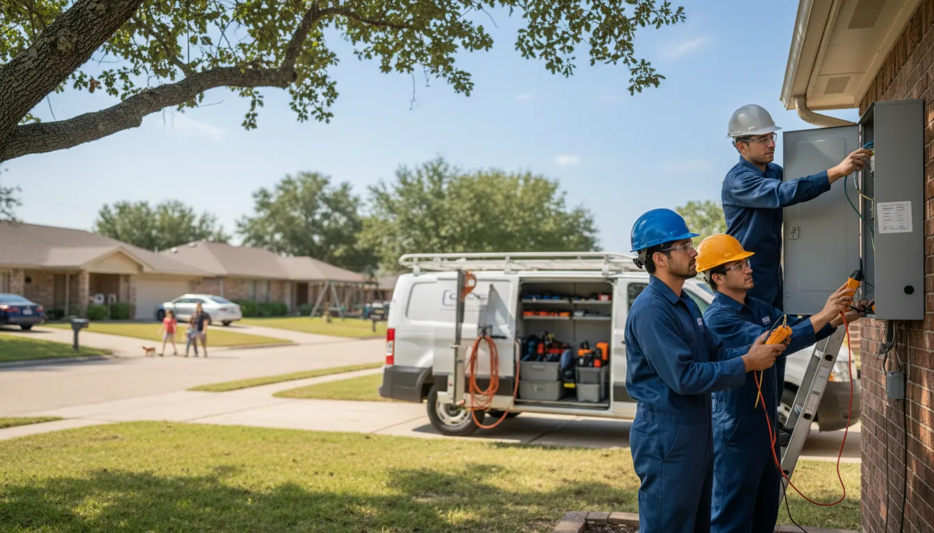 Certified electrician providing emergency electrical services in Mount Victoria, MD
